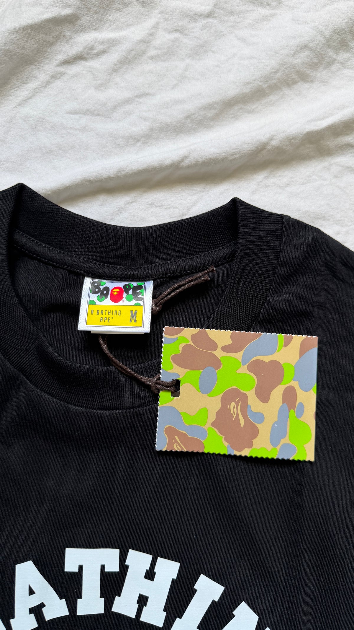Bape College T-Shirt Pink Ape