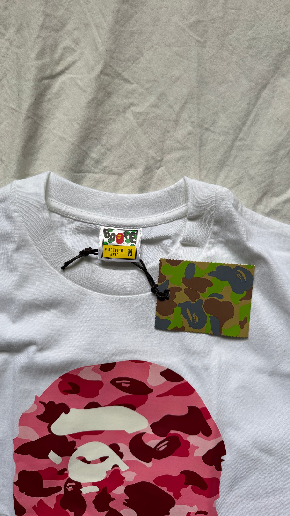 Bape Pink Ape Head T-Shirt