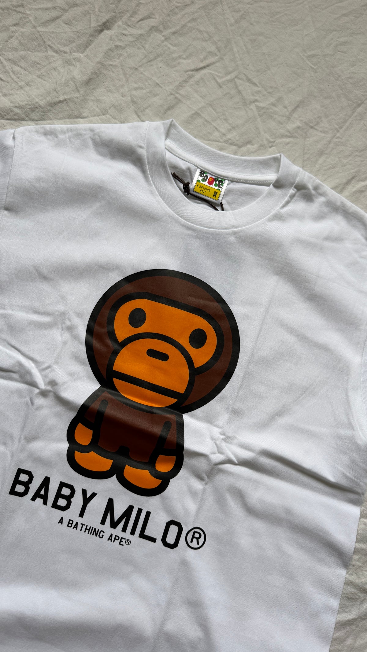 Bape Baby Milo White T-Shirt