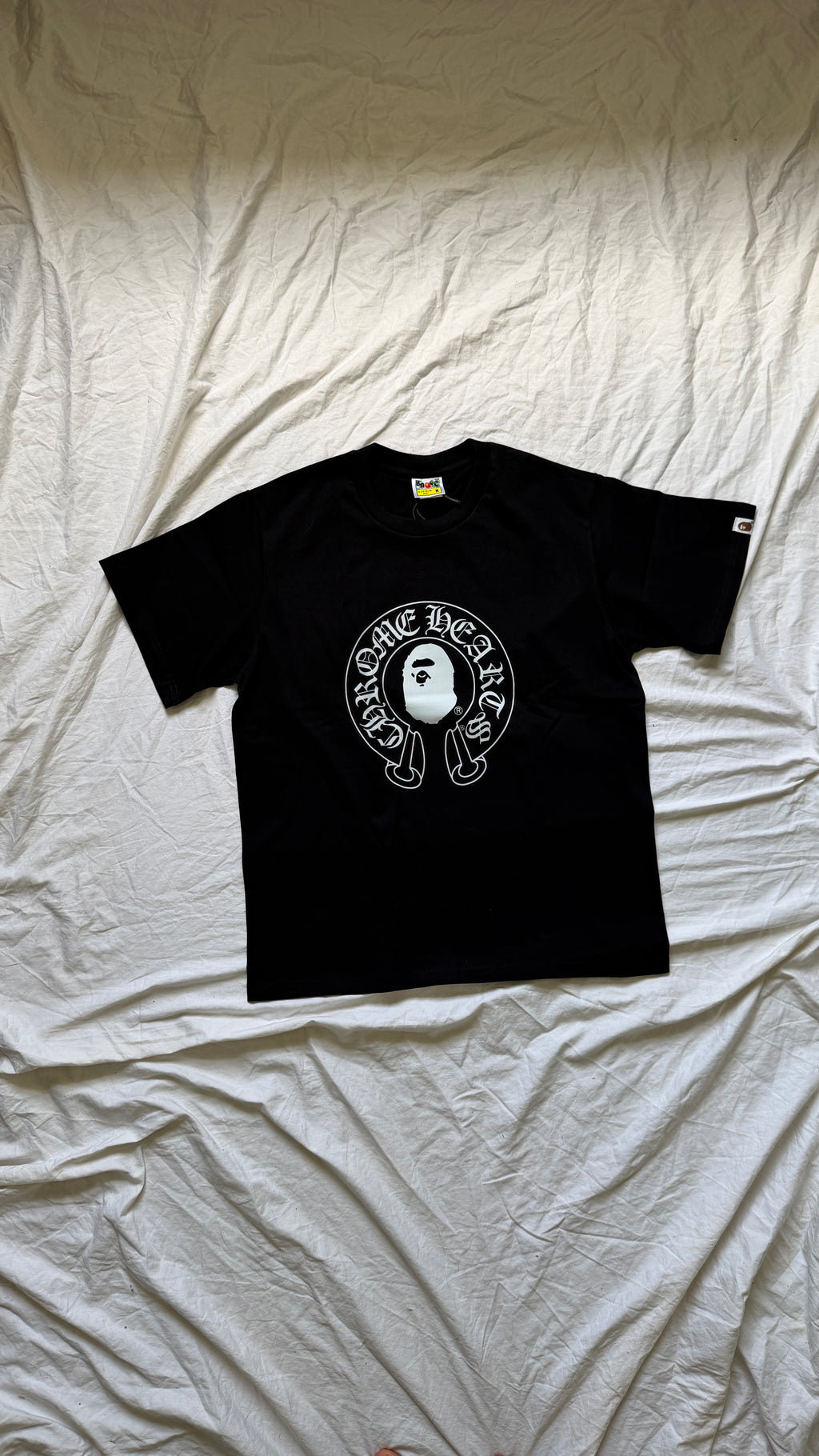 Bape x Chrome Hearts Black T-Shirt