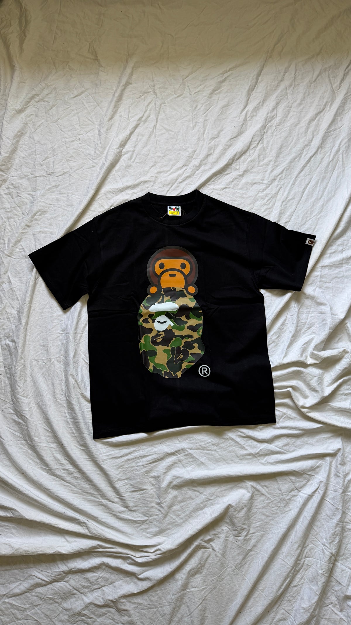 Bape Baby Milo Camo Ape Head T-Shirt