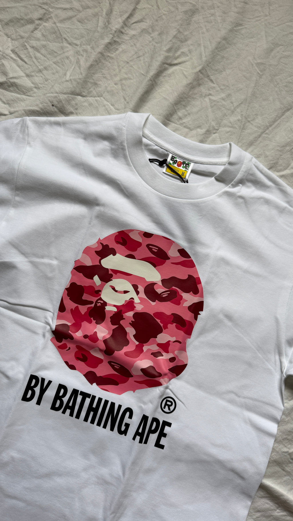 Bape Pink Ape Head T-Shirt
