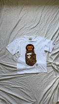 Bape Baby Milo Leopard Ape Head T-Shirt