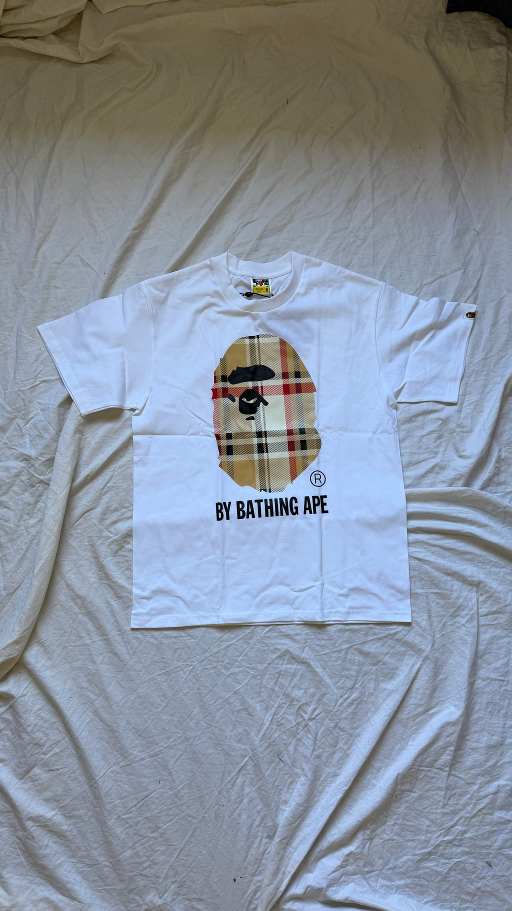 Bape Plaid Ape T-Shirt