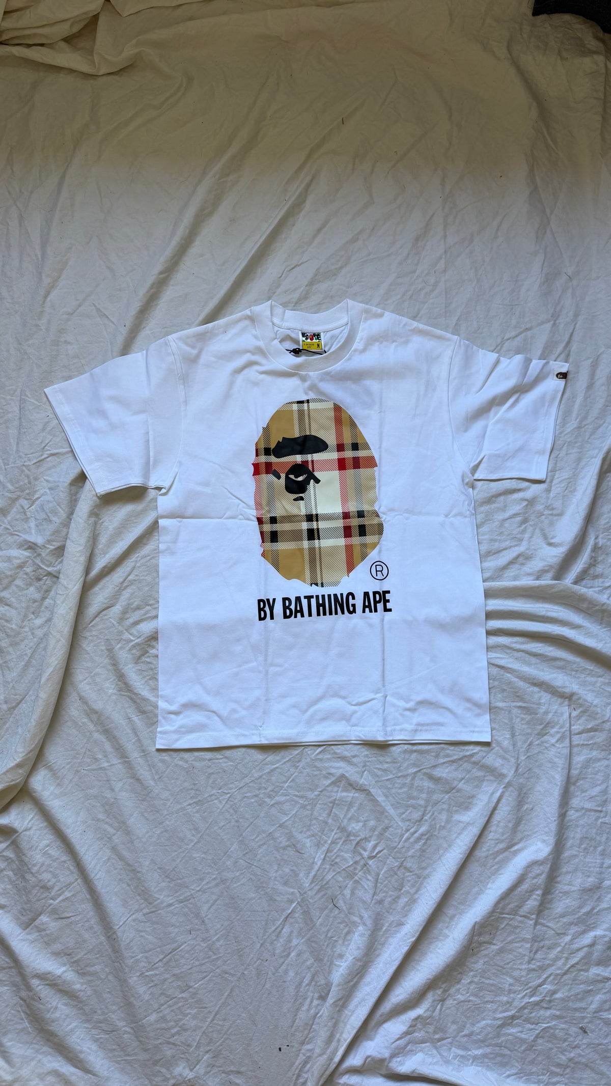Bape Plaid Ape T-Shirt