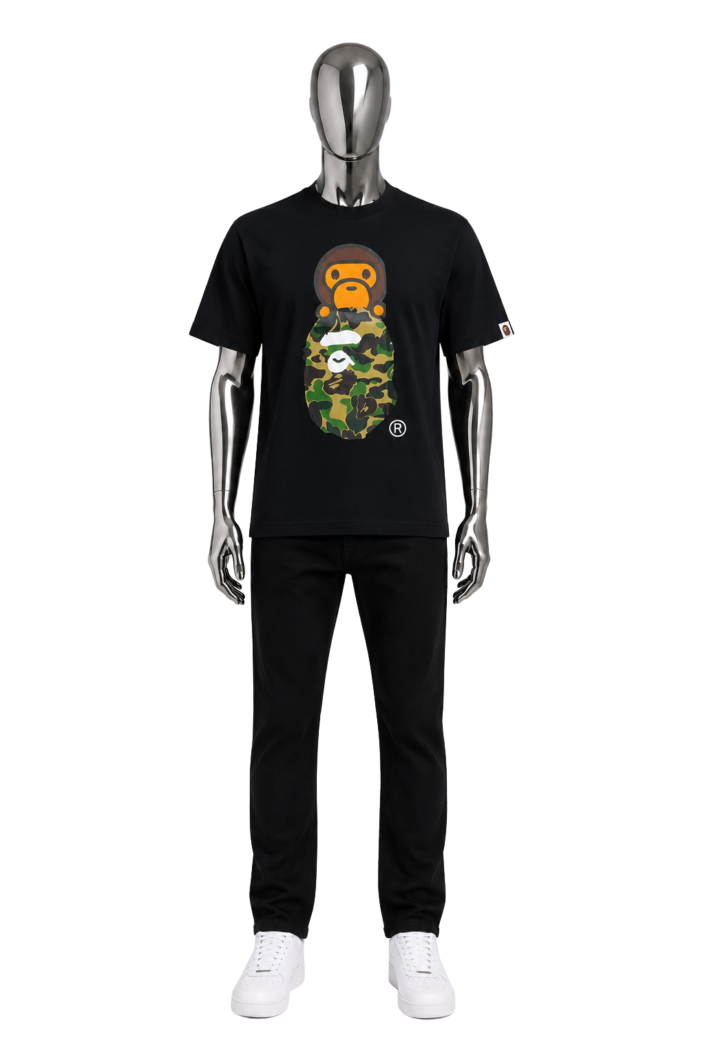 BAPE Milo On Ape Head Tee