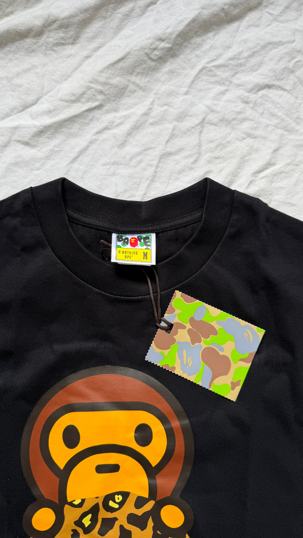 Bape Baby Milo Leopard Ape Head T-Shirt