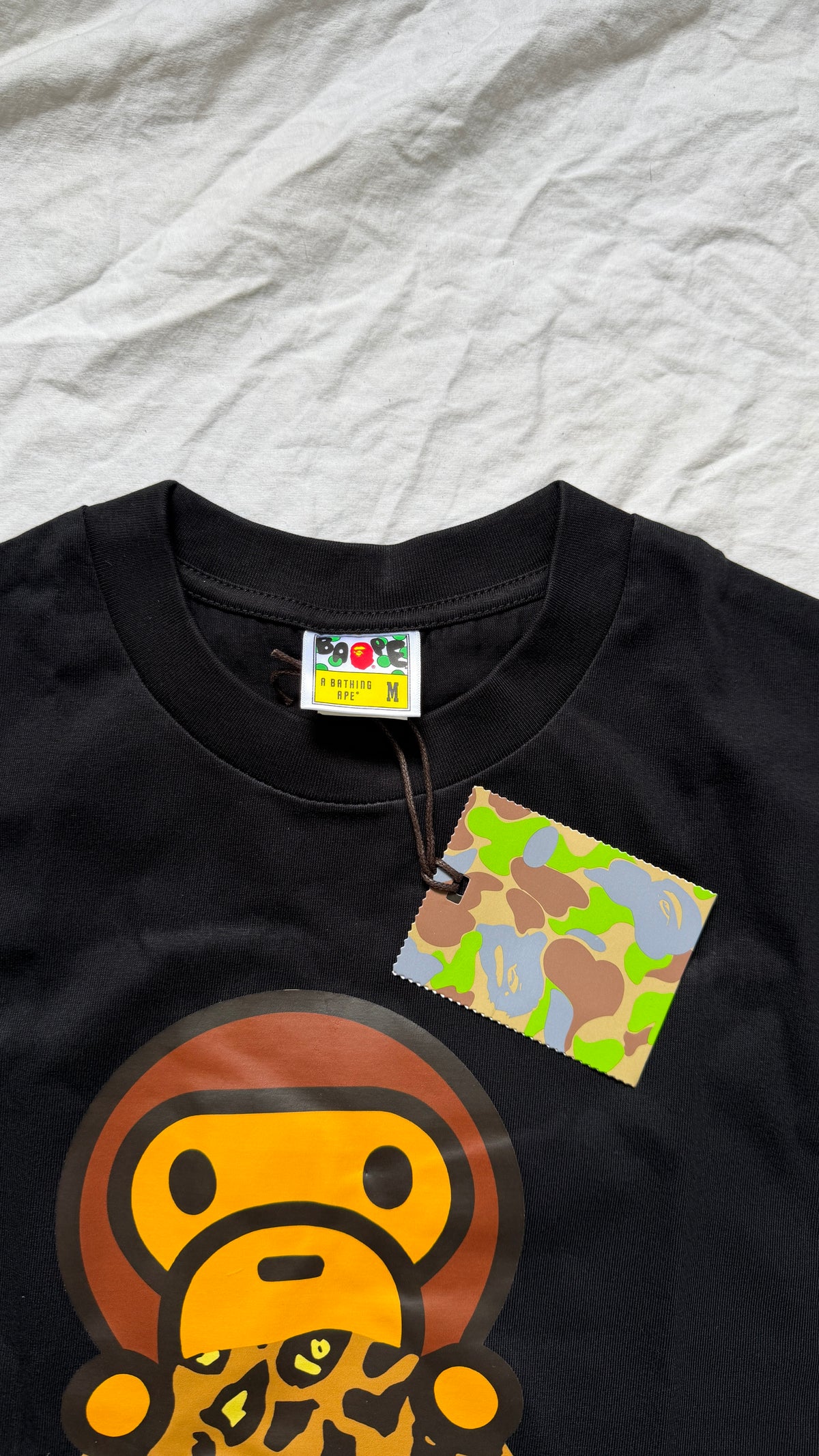 Bape Baby Milo Leopard Ape Head T-Shirt