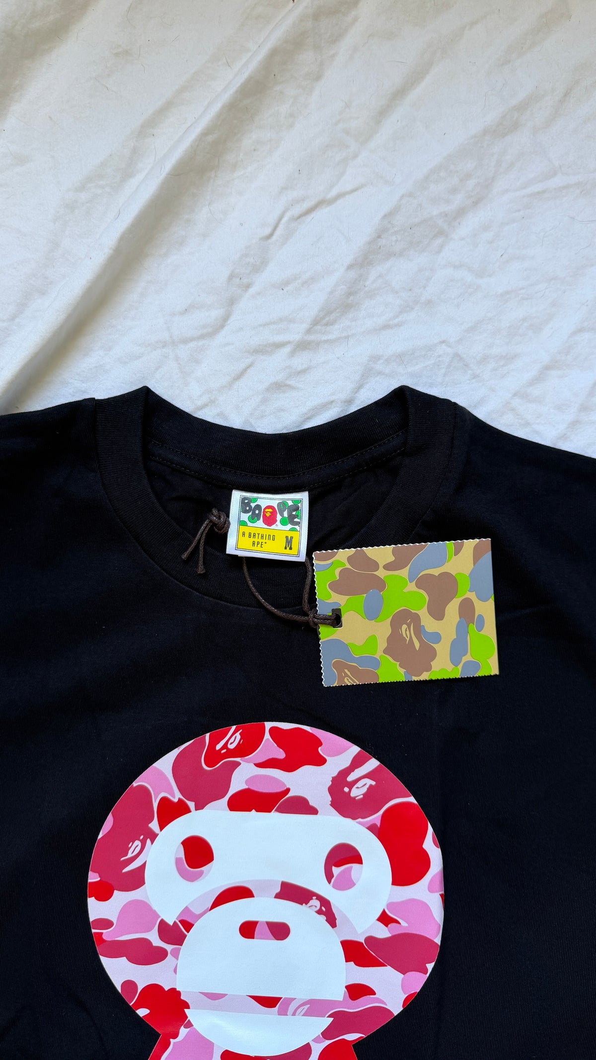 Bape Pink Baby Milo T-Shirt