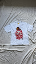 Bape Baby Milo Pink Ape Head T-Shirt