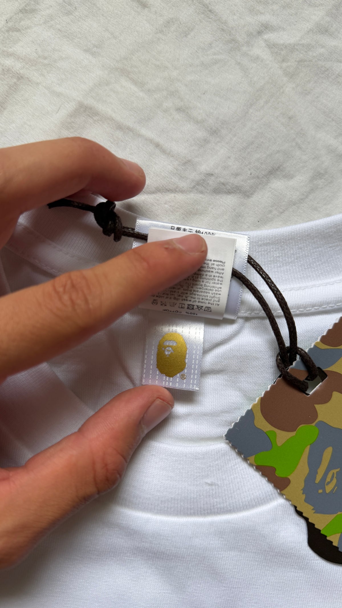 Bape Baby Milo White T-Shirt