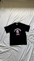 Bape College T-Shirt Pink Ape