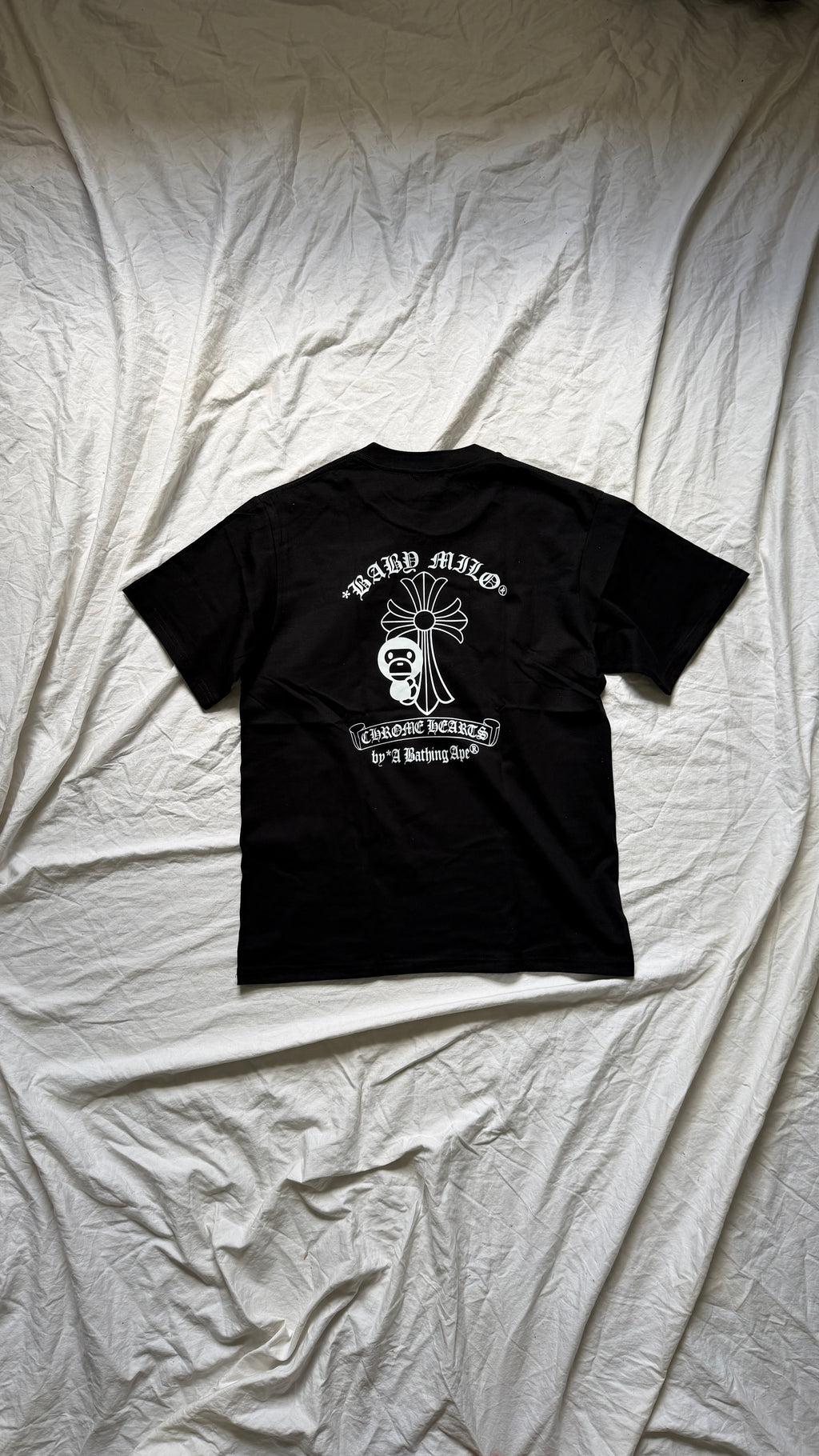 Bape x Chrome Hearts Black T-Shirt